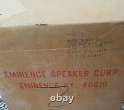 Box Of 4 Nos Vintage Eminence Alnico 16 Ohm 10 Guitar Amplifier Speakers Fender