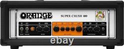 Brand New Orange Super Crush 100 Solid State Guitar Amplifier Head Black