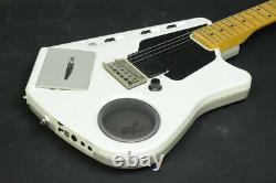 CASIO Used Electric Guitar EG-5 White Amplifier Speaker Cassette Deck Buildin JP