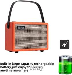 COOLMUSIC Acoustic/Electric Guitar Amplifier, 3-Year Warranty, 15 Watt Portable