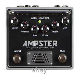 Carl Martin Ampster Tube Guitar Amp/Speaker Sim DI Pedal 911071 852940000981