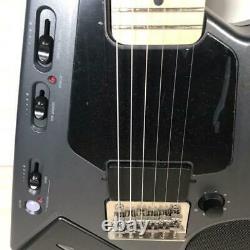 Casio EG-5 Electric Guitar Black Amplifier Speaker Cassette Deck Build in Guitar