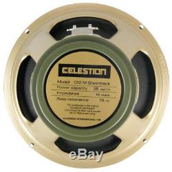 Celestion 16 ohm 12 G12M Greenback 25 watts guitar speaker Made in England new
