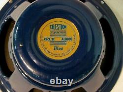 Celestion G-12 Blueback Guitar Amp Speaker. 12. England. NOS