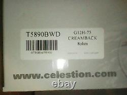 Celestion G12H-75 Creamback 8 Ohm 75W 75hz New UK Guitar Speaker T5890