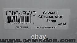 Celestion G12M-65 CREAMBACK 8 65W 75hz 12 guitar speaker Made in UK t5864BWD