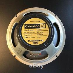 Celestion G12M Black Back Speaker 55hz 16 ohm R/C original cone T1221 frame-1975
