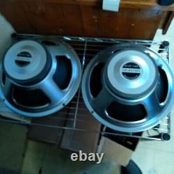 Celestion G12T-100 12 Guitar Speaker 8 ohm 100 Watts'MINT' A PAIR MI UK