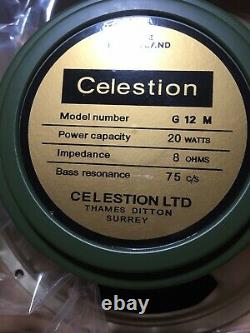 Celestion Heritage Series G12M Speaker 20W 8Ohm Made in UK Barely used