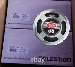 Celestion Seventy 80 8 Ohm (2 pack Discount) 12 inch 80W Guitar speaker 70 80