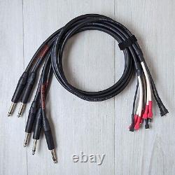 Combo Amp Speaker Cable, LOT OF 5- Mogami W3082 14AWG Neutrik Guitar Amplifier