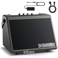Donner DDA-20 Electric Drum Amplifier 20W 2 Channel Electric Piano Amp Gray