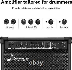 Donner Electric Drum Amplifier Speaker 35W Electronic Drum Keyboard Guitar Amp