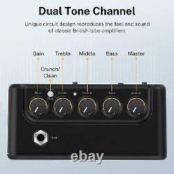 Donner Electric Guitar Amplifier 5W Guitar-amp Practice Retro Tone Refurb