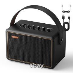 Donner GO II Rechargeable Guitar Amplifier 15W App Control USB-C Recording Black