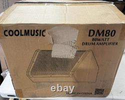 Electric Drum AMP 80-Watt Electronic Drum Amplifier DM80 Keyboard Speaker wit Electric Drum AMP 80-Watt Electronic Drum Amplifier DM80 Keyboard Speaker wit