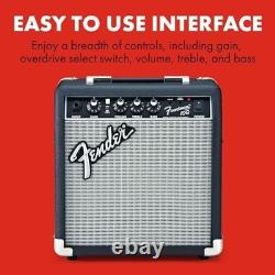 Electric Guitar Amplifier, 10 Watt, 6 Inch Speaker, Black, Solid State