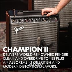 Electric Guitar Amplifier 50 Watt 2 Channel Combo Fender Champion II Electric Guitar Amplifier 50 Watt 2 Channel Combo Fender Champion II