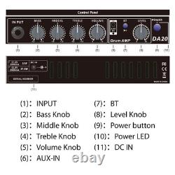 Electronic Drum Speaker Portable BT Practice Drum Amplifier Speaker For Ele WBGZ