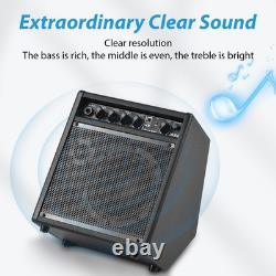 Electronic Drum Speaker Portable BT Practice Drum Amplifier Speaker For Ele WBGZ