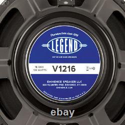 Eminence Legend V1216 12 Lead Rhythm Guitar Replacement Speaker 120 W RMS 16 Ohm