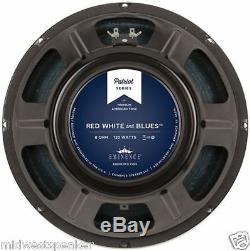 Eminence RED WHITE & BLUES 12 Guitar Speaker 8 ohm 120w NEW FREE SHIPPING