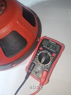 Eminence Red Coat Tonkerlite 12 Guitar Speaker 8 Ohm 125W Neodymium Tested