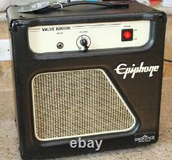 Epiphone Valve Junior Jr Combo Guitar Tube Amplifier Amp 8 Eminence Speaker 5Wt