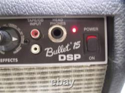 FENDER BULLET 15 DSP Amplifier PR 241 M1319731 Used Powers on FREE SHIPPING T3