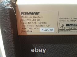 FISHMAN LOUDBOX MINI PRO-LBX-500 GUITAR/MIC AMPLIFIER Powers On Needs Repair
