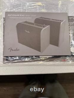 Fender 100W Acoustic Guitar Amplifier Brown