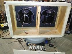 Fender 1963, 2 -12 Bassman Ext Speaker cabinet