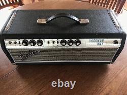 Fender 1967 drip-edge Silverface Bassman Head and Cab 60's Oxford Speakers