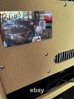 Fender Blues Junior Lacquered Tweed 1x12 Combo Amp, PR-295, 180w, EXC++
