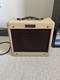 Fender Bronco 15w 1x8 Guitar Amp Made In Usa 1990s Rare Blonde Tolex Read