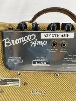Fender Bronco Amp PR258 Tweed Solid State Guitar Combo Amplifier Made in USA