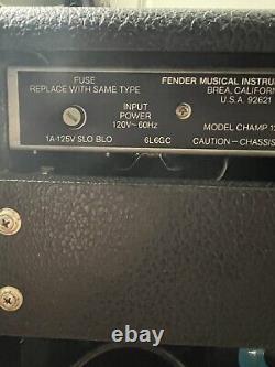 Fender Champ 12 Guitar Amplifier Red Knob