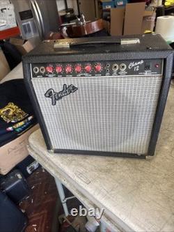 Fender Champ 12 Red Knob Combo Tube Amplifier Classic 80s-90s Jam Amp