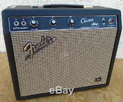 Fender Champ Blackface Amp Jbl Speaker Beautiful Condition Combo Amplifier 1967