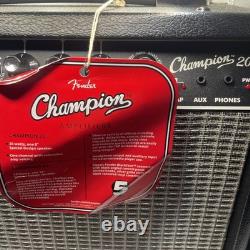 Fender Champion 20 Guitar Amplifier 20W Combo Amp Black NEW with Tag