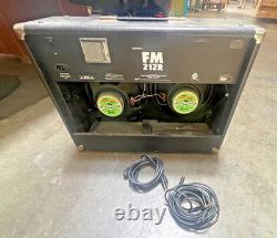 Fender FM 212R Frontman 100W 2x12 Guitar Combo Amplifier Black Tolex Jensen Spk