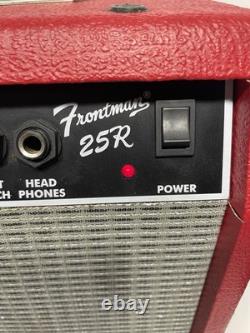 Fender Frontman 25r Pr 498 75w Electric Guitar Amp Amplifier Texas Red