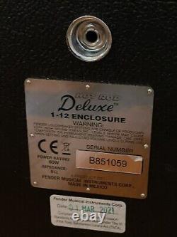 Fender Hot Rod Deluxe 112 Enclosure 1x12 Guitar Speaker Cabinet (Black)
