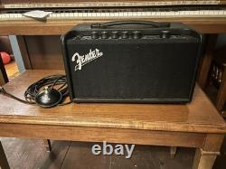 Fender Mustang LT40S 40W 2x4 Guitar Combo Amp Black with footswitch