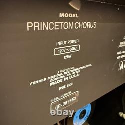 Fender Princeton Chorus Pr-82 Guitar Amplifier Combo Usa