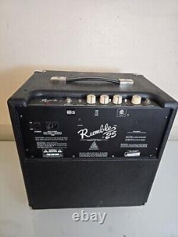 Fender Rumble 25 1x8 25W Bass Combo Amplifier WORKS EXCELLENT