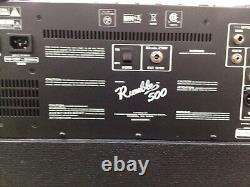 Fender Rumble 500 V3 Bass Combo Amplifier with power cord