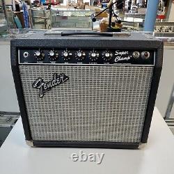 Fender Super Champ Tube Guitar Amp S#f320122 Custom Bad Speaker 10 Ev Rare