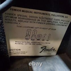 Fender Super Champ Tube Guitar Amp S#f320122 Custom Bad Speaker 10 Ev Rare
