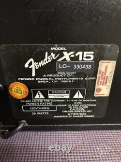 Fender USA Made X15 X-15 38watt Guitar Amplifier with Power Shift TESTED 120V/60Hz